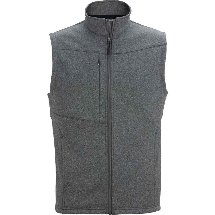 GREY HEATHER WITH BLACK FLEECE