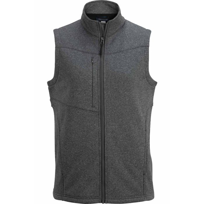 GREY HEATHER WITH BLACK FLEECE