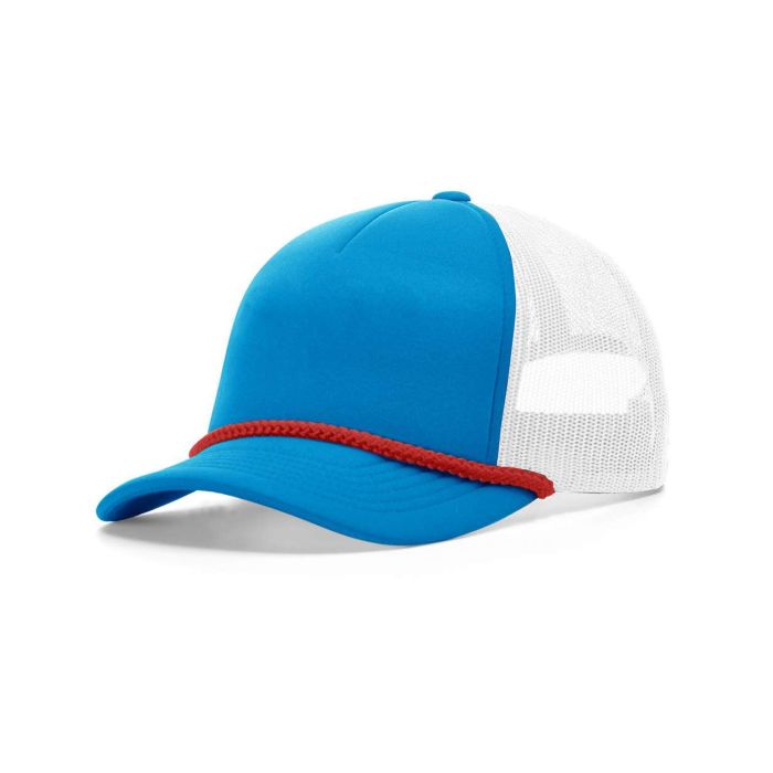 Cyan/ White/ Red