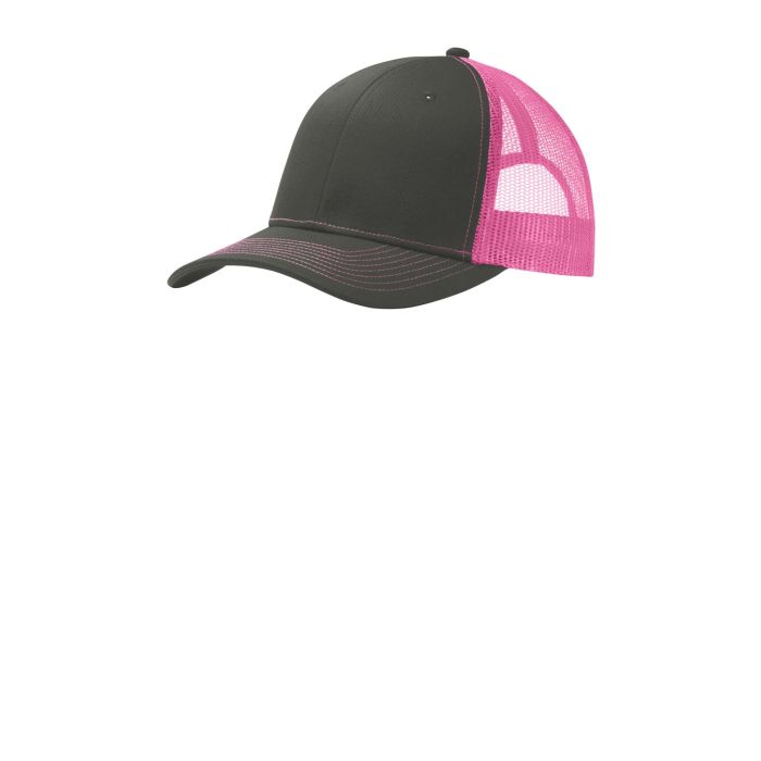 Grey Steel/ Neon Pink