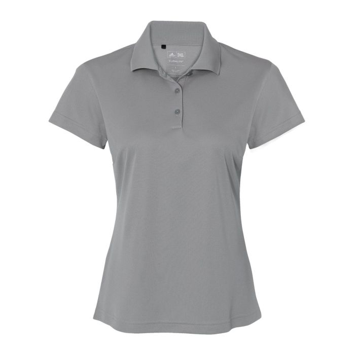 Maak leven vrijdag bouw A131 adidas Golf Ladies' ClimaLite Basic Short-Sleeve Polo at Outlet Sport  Shirts