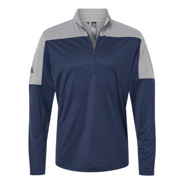 Collegiate Navy/ Grey Three Melange