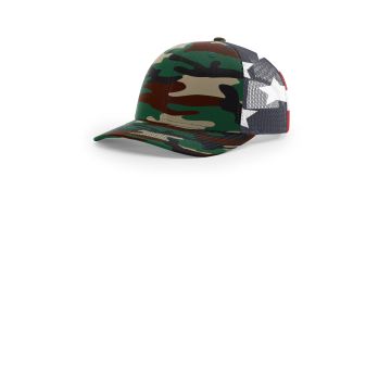 Green Camo/ Stars Stripes