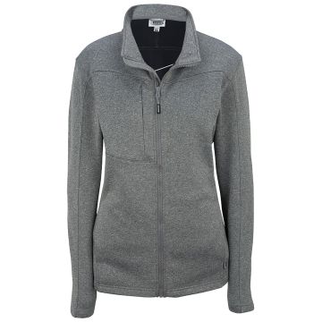 GREY HEATHER WITH BLACK FLEECE
