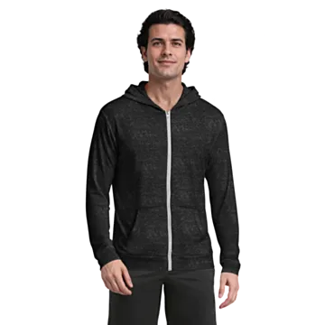 Black Triblend Zip