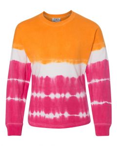 Atomic Orange/ Cosmic Pink Tie-Dye